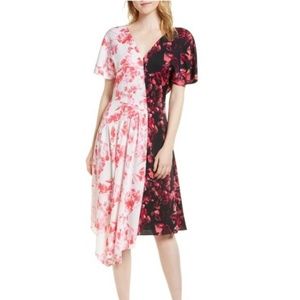 *** Lewit Nordstrom Double Floral Silk Dress NWT